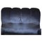 Blue Velvet Armchairs, 1980s, Set of 2 14