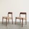 Danish Teak Model 75 Dining Chairs by Niels Otto Moller for J.L. Møllers, 1960s, Set of 2 1