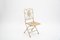 Children's Chairs and Foldable Table in White Cast Iron, 1900, Set of 3, Image 2