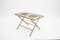 Children's Chairs and Foldable Table in White Cast Iron, 1900, Set of 3 6