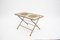 Children's Chairs and Foldable Table in White Cast Iron, 1900, Set of 3, Image 6