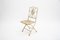 Children's Chairs and Foldable Table in White Cast Iron, 1900, Set of 3 4