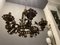 Large Vintage Italian Tole Chandelier, 1940s, Image 10