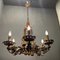 Lampadario grande vintage, Italia, anni '40, Immagine 2
