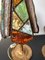 Lampade in vetro martellato e ferro battuto di Longobard, Italia, anni '70, set di 2, Immagine 4
