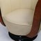 Vintage Art Deco Leather Club Chairs, 1980s, Set of 2 5