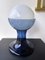 Italian Blue Murano Glass LT216 Lamps by Carlo Nason for Mazzega. 1970s, Set of 2 1