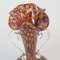 Murano Millefiori Crystal Vase from Fratelli Toso, 1960s 3
