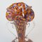 Murano Millefiori Crystal Vase from Fratelli Toso, 1960s, Image 3