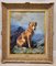 Josep Serrasanta, Dog, 1960s, Oil on Canvas, Framed, Image 24