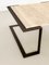 Mid-Century Italian Coffee Table in Travertine and Marble with Metal Base, 1970, Image 5