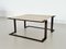 Mid-Century Italian Coffee Table in Travertine and Marble with Metal Base, 1970 6