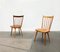 Mid-Century Wooden Chairs in the style of Arno Lambrecht, 1950s, Set of 2 12