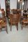 Antique Identical Office Chairs in Oak, 1920s, Set of 11, Image 2