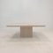 Italian Travertine Coffee Table, 1980s, Image 8