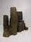 Brutalist Centrepiece Vase and Candlesticks by Pia Manu, Belgium, 1960s, Set of 3, Image 12