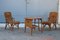 Mid-Century Bamboo Armchairs and Table, 1950s, Set of 3, Image 10