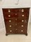 Antique George III Figured Mahogany Inlaid Chest of Drawers, 1800s, Image 1