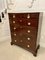 Antique George III Figured Mahogany Inlaid Chest of Drawers, 1800s 5