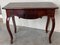 Antique Spanish Side Table in Walnut with Cabriole Legs, 1890 3