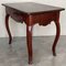Antique Spanish Side Table in Walnut with Cabriole Legs, 1890 4