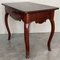 Table d'Appoint Antique en Noyer avec Pieds Cabriole, Espagne, 1890 4