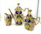 Art Nouveau Porcelain Tea and Coffee Set from Limoges Madesclaire, 1890s, Set of 3 1