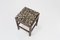 Art Deco Stool with Leopard Print, 1930s 4