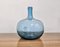 Blue Glass Vase by Claude Morin 1