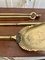 Antike George III Kamineisen aus Messing, 1820er, 3er Set 2