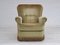 Danish Beech Wood Velour Chair, 1970s, Image 1