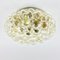 Large Amber Bubble Glass Flush Mount / Ceiling Light attributed to Helena Tynell for Limburg, Germany, 1970s, Image 3