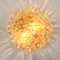 Large Amber Bubble Glass Flush Mount / Ceiling Light attributed to Helena Tynell for Limburg, Germany, 1970s 6