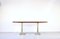 Italian Dining Table in Teak, Brass and Marble, 1960s, Image 12