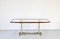 Italian Dining Table in Teak, Brass and Marble, 1960s 1