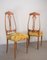 Pozzi and Verga Chairs, Italy, 1950s, Set of 2 3