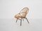 Rattan & Metal Lounge Chair from Rohe Noordwolde, the Netherlands, 1950s 4