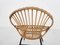 Rattan & Metal Lounge Chair from Rohe Noordwolde, the Netherlands, 1950s 8