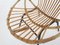 Rattan & Metal Lounge Chair from Rohe Noordwolde, the Netherlands, 1950s 9