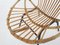 Rattan & Metal Lounge Chair from Rohe Noordwolde, the Netherlands, 1950s, Image 9
