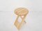 Blond Suzy Folding Stool by Adrian Reed for Princes Design Works, 1980s, Image 1