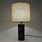 Large Vintage Black Marble Stone Table Lamp, 1980s, Image 2