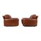 Piumetto Sofa and Armchairs in Leather attributed to Arrigo Arrigoni & B Studio for Busnelli, Italy, 1972, Set of 3 6