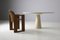 Large Travertine Dining Table, 1970s, Image 10