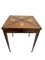 19th Century French with Intarsia Folding Handkerchief Card Table, Image 2