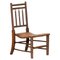 19thc English Bobbin Rush Seat Chair, 1870s 1