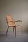 Moderne italienische Mid-Century Sessel aus Korbgeflecht & Birke, 1950er, 4er Set 6