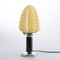Art Deco British Table Lamp with Mottled Glass Shade, 1930s, Image 1