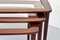 Italian Nesting Tables in Mahogany by Ico Parisi, 1960s, Set of 3, Image 4