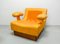 Juego de sofá modular de cuero amarillo de Dreipunkt, años 70. Juego de 4, Imagen 17